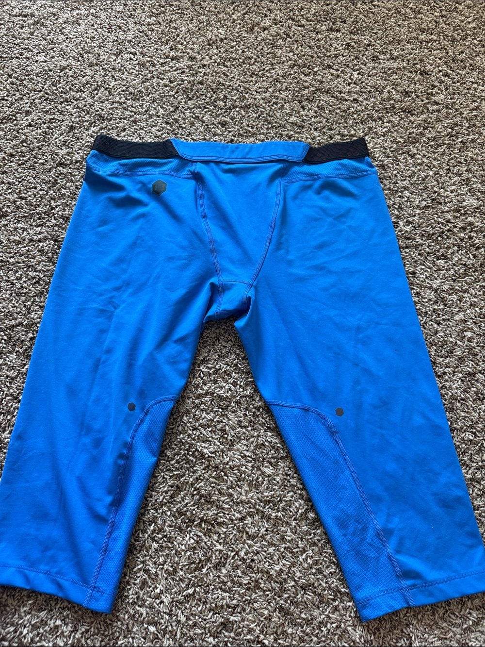 Under Armour Men's Athletic Shorts in Bright Blue with Black Waistband